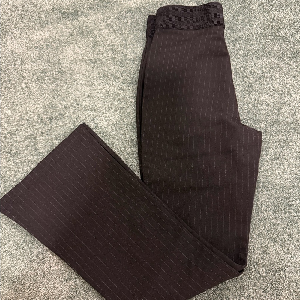 Zara Black Pinstripe Leggings